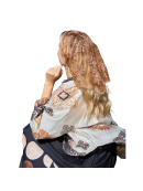 Black Colour - BCMIRIANA TRIANGLE LACE SCARF