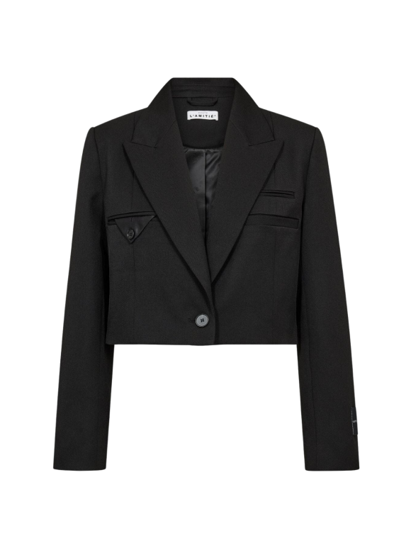HAUTE L'AMITIÉ - PRENIERE CROP STRAP BLAZER