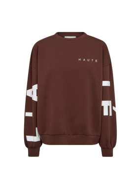 HAUTE L'AMITIÉ - MAXI SPLIT LOGO SWEAT