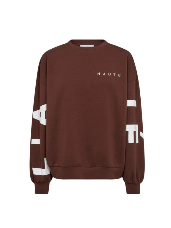 HAUTE L'AMITIÉ - MAXI SPLIT LOGO SWEAT