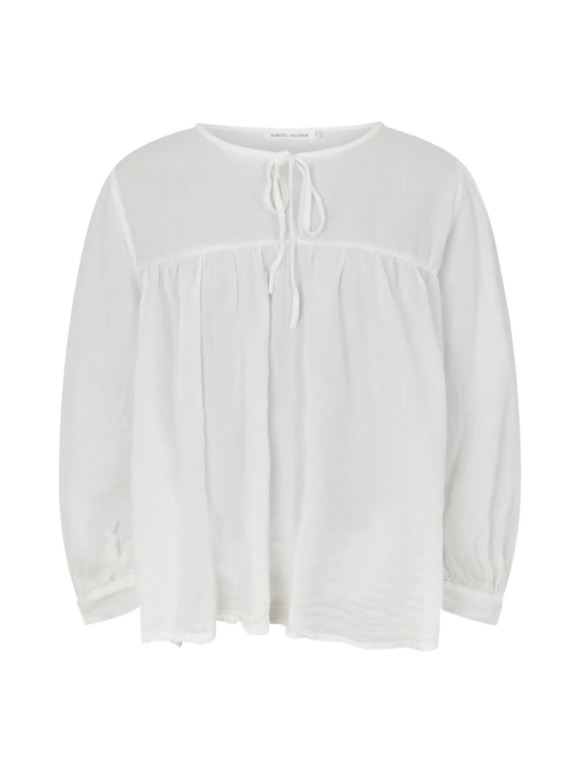 RABENS SALONER - COTTON FULL SLEEVE BLOUSE - EIKE