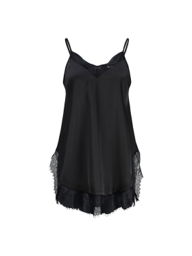 JJXX - JXVIMA SINGLET SATIN LACE LONG TOP WVN