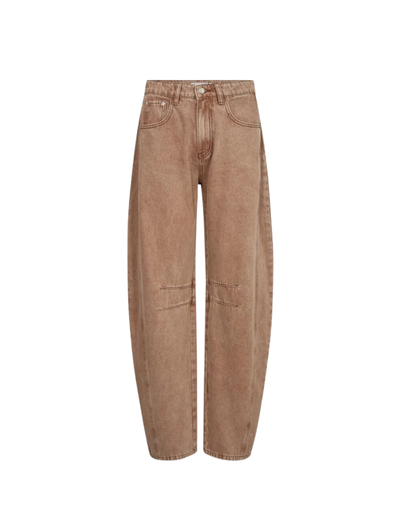 HAUTE L'AMITIÉ - DREW BARREL PANEL JEANS CAMEL