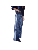 HAUTE L'AMITIÉ - BAGGY PIN STRIPE TRACK PANTS