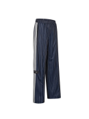 HAUTE L'AMITIÉ - BAGGY PIN STRIPE TRACK PANTS