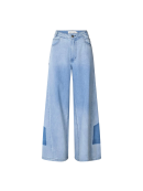 RABENS SALONER - LIGHT DENIM WIDE LEG PANTS - LANE