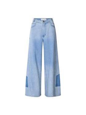RABENS SALONER - LIGHT DENIM WIDE LEG PANTS - LANE