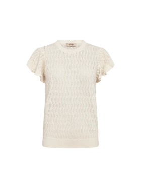 Mos Mosh - MMGANNA PATTERN O-NECK KNIT TOP
