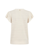 Mos Mosh - MMGANNA PATTERN O-NECK KNIT TOP