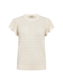 Mos Mosh - MMGANNA PATTERN O-NECK KNIT TOP