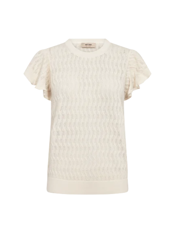 Mos Mosh - MMGANNA PATTERN O-NECK KNIT TOP