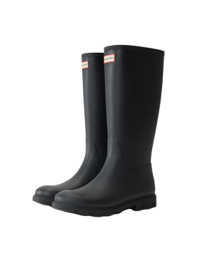 hunter - HUNTER, UNISEX DOWNPOUR TALL BOOT, BLK