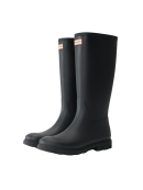 HUNTER, UNISEX DOWNPOUR TALL BOOT, BLK