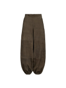 Depeche - ELLADEP SUEDE BALLOON PANTS Depeche - ELLADEP SUEDE BALLOON PANTS