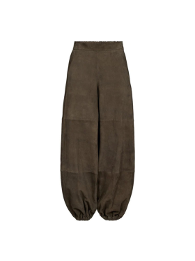 Depeche - ELLADEP SUEDE BALLOON PANTS