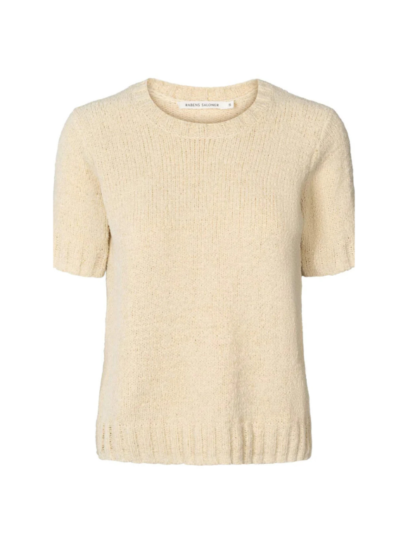 RABENS SALONER - TOWELLING KNIT T-SHIRT - ELKA