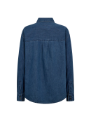 IVY COPENHAGEN - IVY-MALIKA MATTI REGULAR DENIM SHIRT MID BLUE