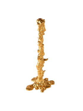 POLSPOTTEN - DRIP CANDLE HOLDER GOLD XXL