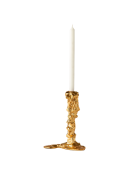 POLSPOTTEN - DRIP CANDLE HOLDER GOLD L
