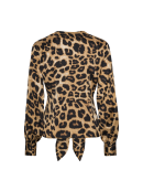 Karmamia Copenhagen - BLAIR BLOUSE - HAMMERED LEOPARD