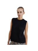 WITH BLACK - WBLFRIGGA KNIT TOP