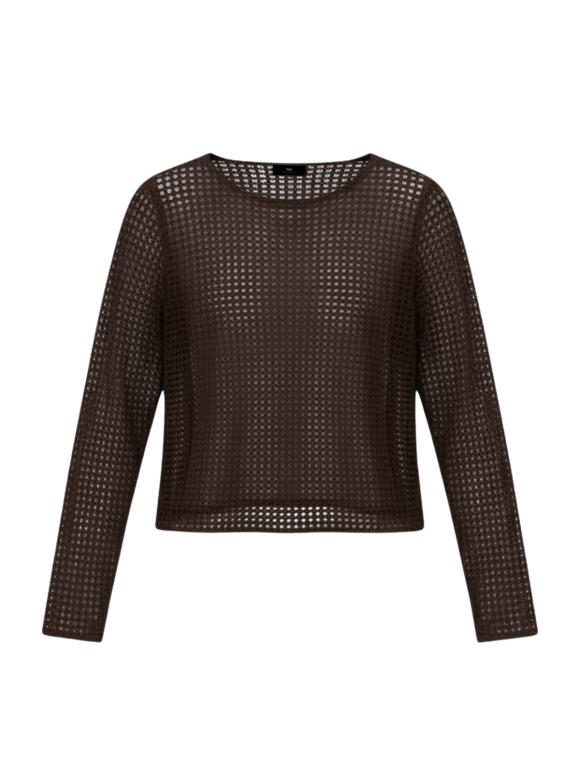 WITH BLACK - WBLPISA LS PULLOVER