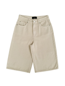 WITH BLACK - WBLGALA HW DENIM BERMUDA