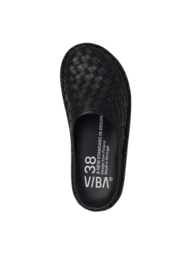 VIBA - ROMA WOVEN LEATHER PRETO BLACK
