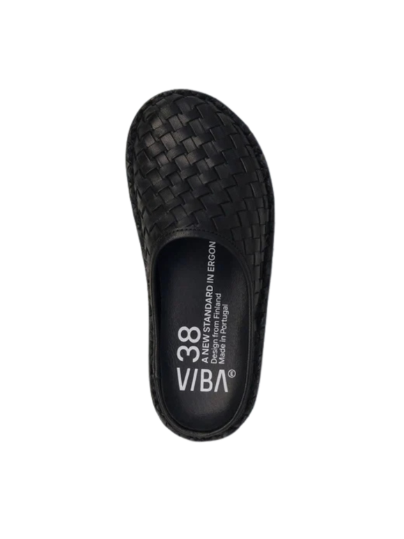 VIBA - ROMA WOVEN LEATHER PRETO BLACK