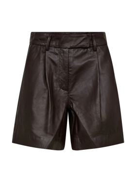 Co`Couture - PHOEBECC LEATHER PLEAT SHORTS
