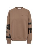HAUTE L'AMITIÉ - MAXI SPLIT LOGO SWEAT
