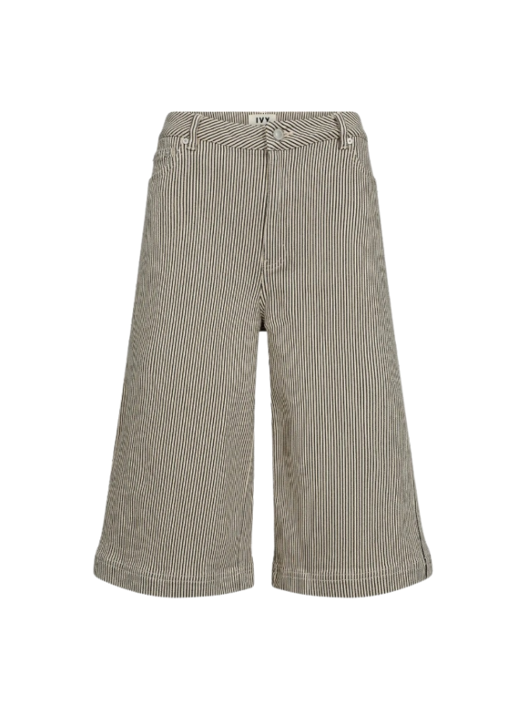 IVY COPENHAGEN - AUGUSTA LONG SHORTS WASH BLACK SAILOR STRIPE IVY COPENHAGEN - AUGUSTA LONG SHORTS WASH BLACK SAILOR STRIPE
