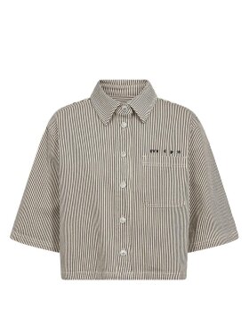 IVY COPENHAGEN - UTA OVERSIZE SHIRT WASH BLACK SAILOR STRIPE