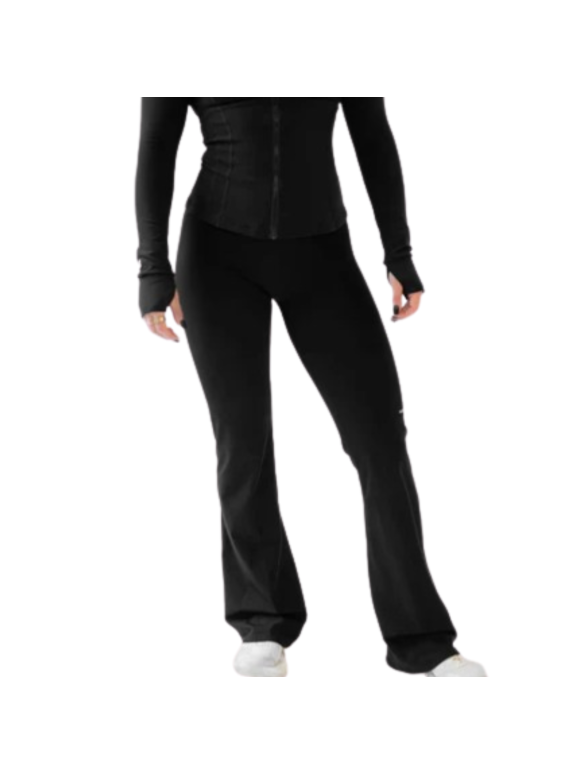 BLK.LAB11 - 11GROUNDING FLARED PANT BLK.LAB11 - 11GROUNDING FLARED PANT