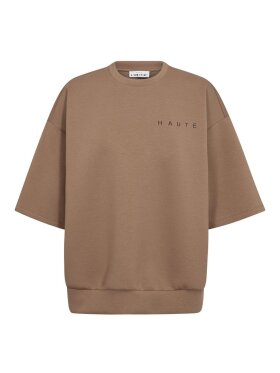 HAUTE L'AMITIÉ - MAXI SPLIT LOGO SWEAT