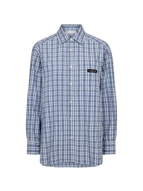 HAUTE L'AMITIÉ - BUTTON DOWN MINI CHECK SKIRT
