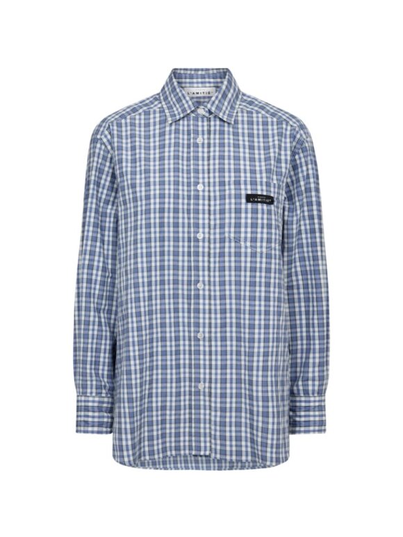 HAUTE L'AMITIÉ - BUTTON DOWN MINI CHECK SKIRT HAUTE L'AMITIÉ - BUTTON DOWN MINI CHECK SKIRT