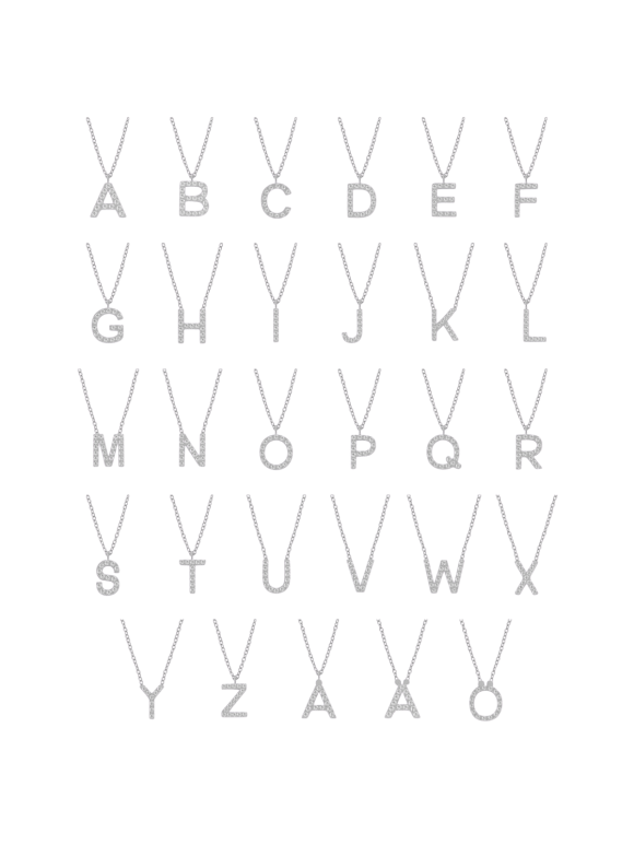 EDBLAD - LETTER NECKLACE SPARKLE EDBLAD - LETTER NECKLACE SPARKLE
