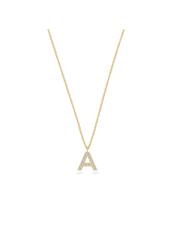 EDBLAD - LETTER NECKLACE SPARKLE EDBLAD - LETTER NECKLACE SPARKLE