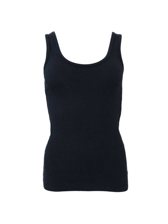 Black Colour - BCVIBS RIB TANK TOP