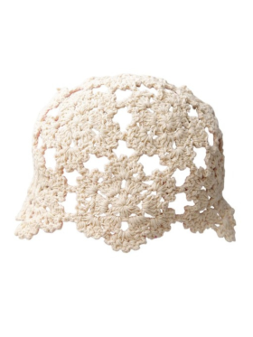 Black Colour - BCROSEANNE CROCHET HAT