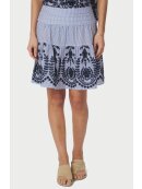 Neo Noir - TARROW STRIPE EMBROIDERY SKIRT
