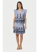 Neo Noir - JAYLA STRIPE EMBROIDERY TOP Neo Noir - JAYLA STRIPE EMBROIDERY TOP