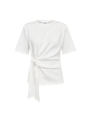 Co`Couture - ORIANECC PLEAT TIE TEE Co`Couture - ORIANECC PLEAT TIE TEE