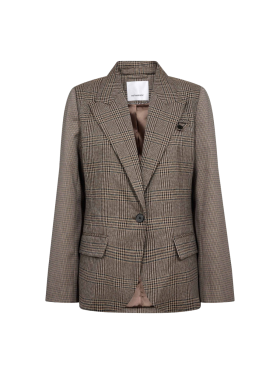 Co`Couture - VEYACC CHECK FITTED BLAZER