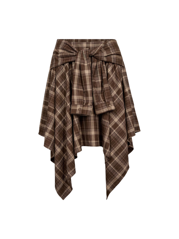 Co`Couture - DAGNYCC CHECK TIE SKIRT Co`Couture - DAGNYCC CHECK TIE SKIRT