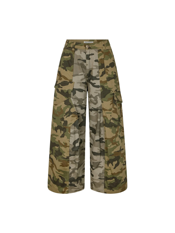 RABENS SALONER - CAMO PATCHWORK PANTS - NIVA