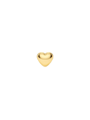 EDBLAD - HEART ONE STUD ENAMEL GOLD EDBLAD - HEART ONE STUD ENAMEL GOLD