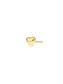 EDBLAD - HEART ONE STUD ENAMEL GOLD EDBLAD - HEART ONE STUD ENAMEL GOLD