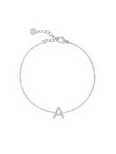 EDBLAD - LETTER BRACELET SPARKLE A-Ö SILVER EDBLAD - LETTER BRACELET SPARKLE A-Ö SILVER
